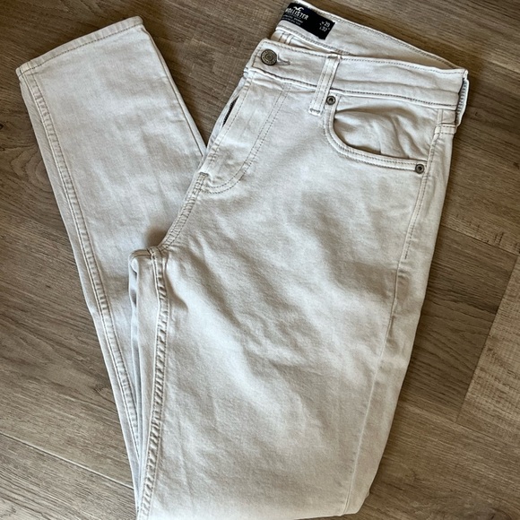 Hollister Mens jeans. Athletic Skinny.  W29xL32. Perfect condition. Light grey. - Picture 1 of 2